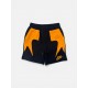 Nike Sportswear Shorts Μαύρο/Πορτοκαλί